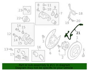 ABS sensor rear right Mazda CX-5 17-24