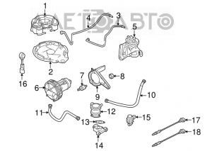Air valve VW CC 09-17
