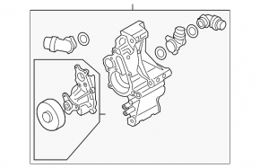BMW 3 G20 21-25 Plug-in Water Pump
