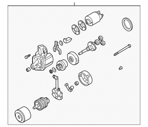 Starter Mitsubishi Outlander 05-13 2.4