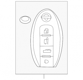 Smart Key Nissan Murano z51 09-14