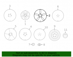 R17 Toyota Rav4 13-15 wheel rim