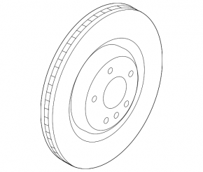 Front left brake disc Audi E-Tron 19-23 400/38mm