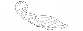 Rear engine guard for Lexus CT200h 14-17
