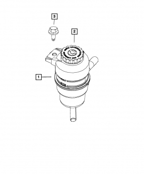 Dodge Journey 11-20 Power Steering Reservoir
