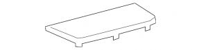 Lexus UX 19-26 black front panel trim for the central speaker