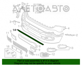 Jeep Renegade 15- Front Bumper Lip