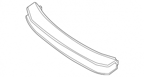 Nissan Murano z52 19- Front Bumper Absorber
