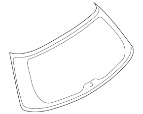 Subaru b9 Tribeca rear trunk glass