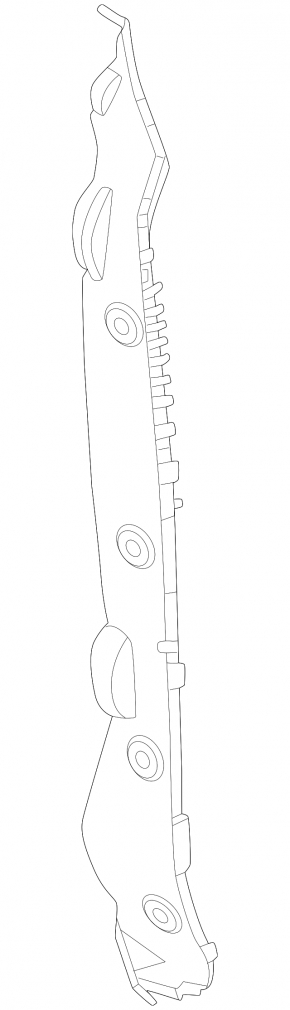 Right door-wing seal for Nissan Murano 25-26
