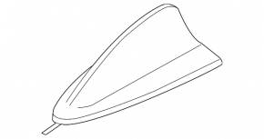Antenna housing fin BMW X1 F48 16-22