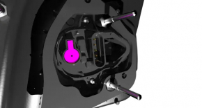 Right outer fender light for Fiat 500L 14-17 pre-rest with frame, Living