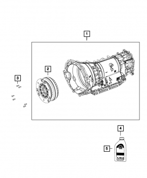 Automatic transmission assembly Jeep Grand Cherokee WK2 17-21 3.6 RWD 850RE