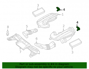 Air flow meter Mercedes CLA 250 14-19