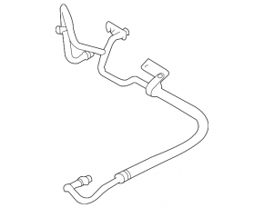 Subaru B9 Tribeca air conditioner compressor-heater hose