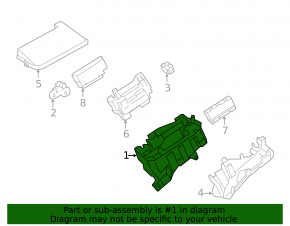 Toyota Prius 30 10-15 underhood fuse box assembly