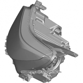 Headlight front left complete Chevrolet Equinox 18-21 halogen