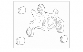 Rear left axle shaft Mercedes A-class V177 19-22