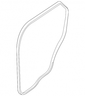 Door seal rear right Ford Explorer 11-19 torn