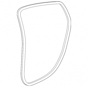 Door seal rear left Chevrolet Volt 16-
