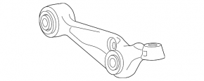 Lower control arm, front right, Lexus LS 07-17 AWD