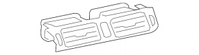 Central air duct deflector Lexus CT200h 11-17