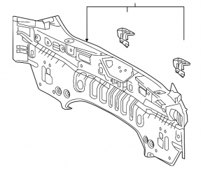 Toyota Prius 50 16-18 rear panel