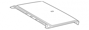 Metal roof for Toyota Venza 21-24 with panoramic windows, sawed off
