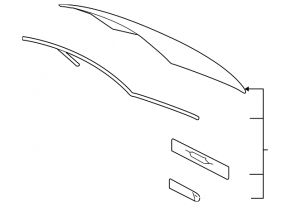Rear window for Lexus IS250 IS350 06-14