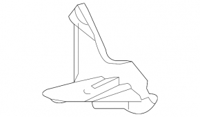 Rear left threshold mudguard Toyota Prius 30 10-15
