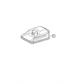 Dodge Durango 14-15 Lane Keeping Camera on Windshield