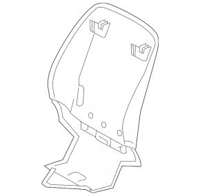 Lexus ES300h ES350 13-18 Beige Passenger Seat Back Cover