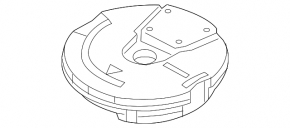Left front panel speaker Audi Q3 83A 19-25 Bang and Olufsen