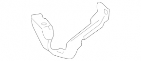 Right engine guard mounting bracket for Mercedes X164 GL W164 ML