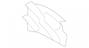 Mercedes X167 GLS 450 580 20-23 AMG front bumper towing hook cap pkg, lower part