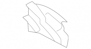 Mercedes X167 GLS 450 580 20-23 AMG front bumper towing hook cap pkg, lower part