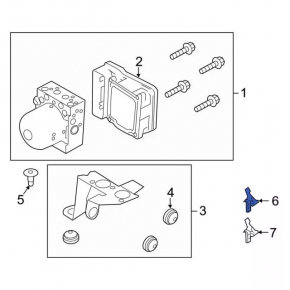 Front left ABS sensor for Ford Transit Connect MK2 13-23