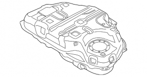 Fuel tank Mazda CX-5 17- fwd