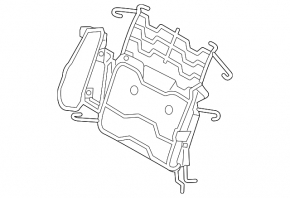 Driver's seat lumbar support with motor for Land Rover Range Rover Velar 18-23