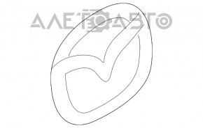 Mazda CX-9 16- Tailgate Emblem MAZDA