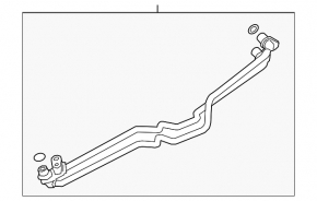 BMW X5 F15 14-18 3.0D Gearbox Cooling Pipes