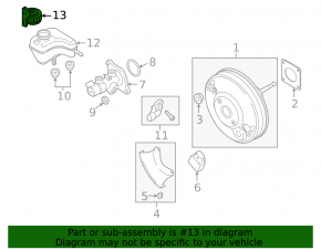 VW Beetle 12-19 master cylinder reservoir cap