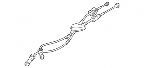 Gear shift cable Nissan Versa 12-19 usa manual transmission