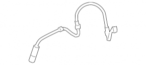 Front left shock absorber wire BMW X5 G05 19-23