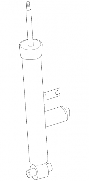 Rear left shock absorber BMW 3 F30 16-18 electric