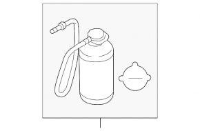 Mitsubishi Outlander 18-22 Compressor Adhesive