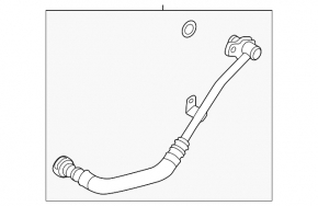Cooling system pipe of gearbox Audi Q7 18-19 3.0T outlet