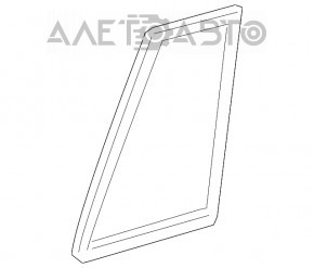 Door glass seal triangle rear right Toyota Highlander 08-13