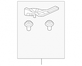 Door sill trim rear left Acura TLX 15-