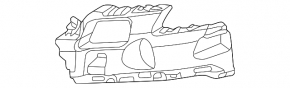 Front bumper mount left Audi S3 22-25